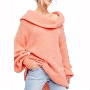 free people cowl neck sweater NWT